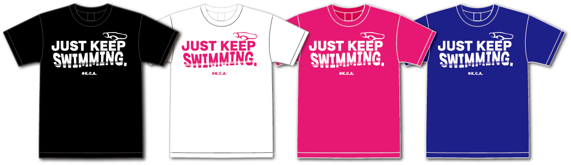 KCAオリジナルTシャツのカラーバリエーション
